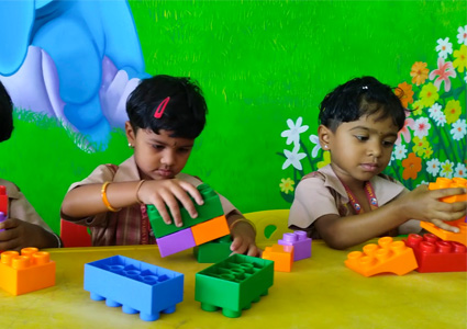 Amrita Vidyalayam - kids building blocks